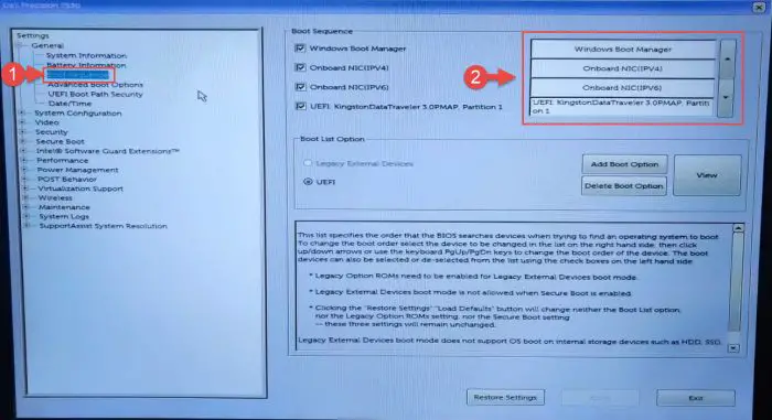 How To Optimize PC Startup To Speed Up Windows Boot Time 17 Change boot sequence