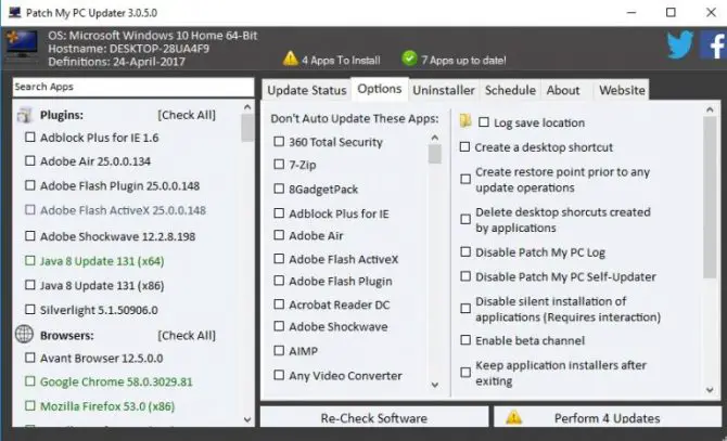 5 Ways to Update Installed Software Automatically In Windows 10 8