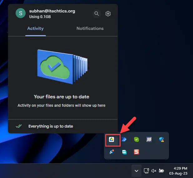 Google Drive for Desktop - Download and Install Guide 6 Access Google Drive for desktop from the Quick Access menu