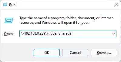 How To Create A Hidden Shared Folder In Windows 9 Accessing a hidden shared folder