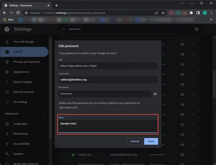 Download Google Chrome 101: Improved Downloads UI And Password Manager 6 Add custom note to passwords