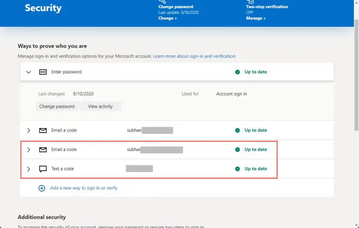 How to Turn On Two-Factor Authentication on Microsoft Account 7 added