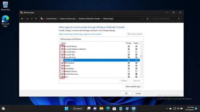 Allow or block apps and programs from Control Panel
