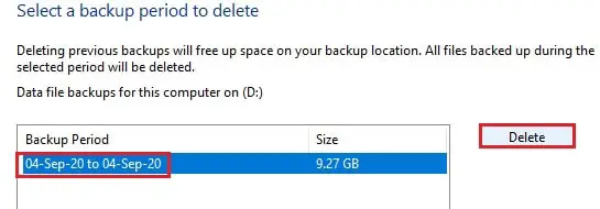 BR delete