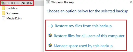 BR file explorer options