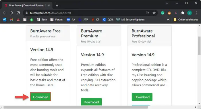 burnaware download