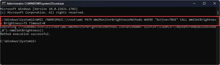 How To Change Screen Brightness Using Command Line In Windows 11, 10 1 Change screen brightness using Command Prompt
