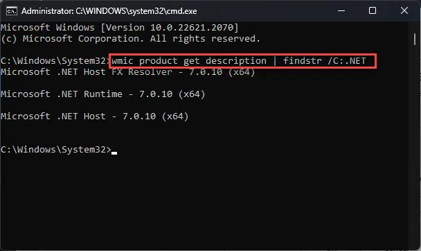 Download .NET 7.0.10 And .NET 6.0.21 LTS (Offline Installers) 3 Check installed NET version