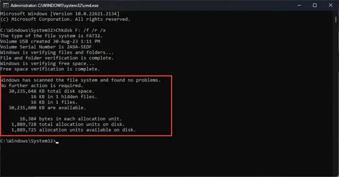 How To Format USB Flash Drive From Command Line In Windows 11 18 Check results for scan