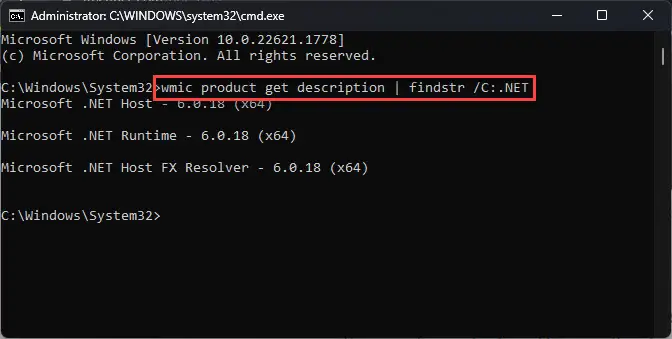 Download .NET 6.0.18 LTS (Offline Installers) 3 Check the installed NET version