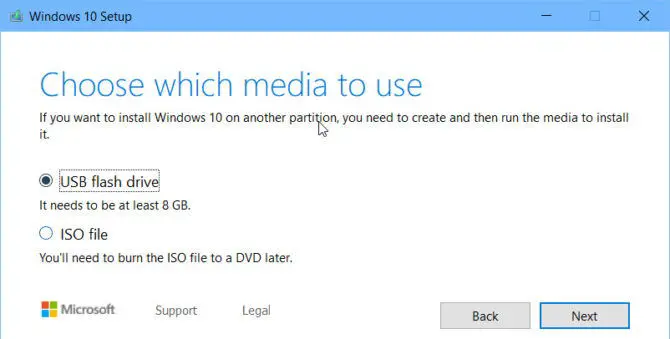 Windows 10 Media Creation Tool For Version 20H2 6 Choose which media to use