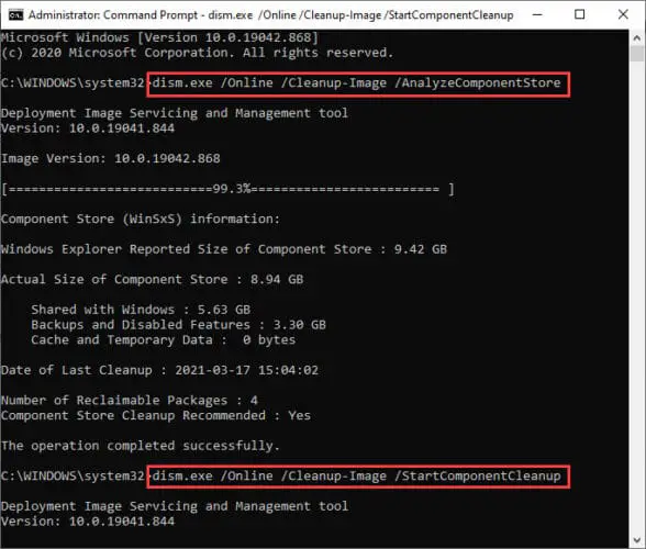 Download Cumulative Update KB5005611 for Windows 10 v21H1, v20H2, and v2004 4 cleanup