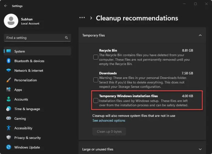 How To Safely Cleanup The SoftwareDistribution Folder 9 Clear temporary Windows installation files