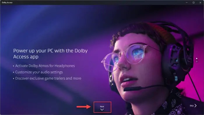 Click Next