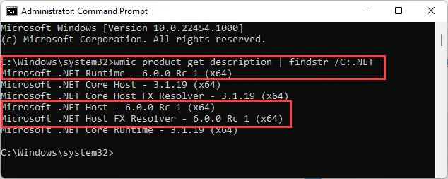 Download and Install .NET 6 Release Candidate 1 (Offline Installers) 3 cmd check 2