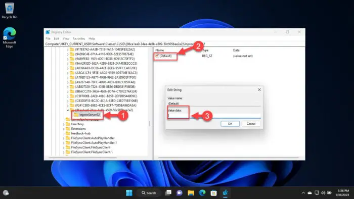 Confirm no value has been set for Default