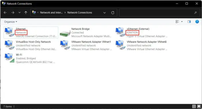 How to Change Network and Network Adapter Names in Windows 11 3 cp net names