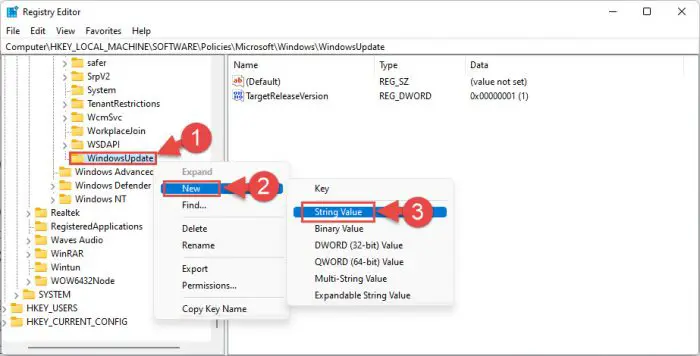Create new string