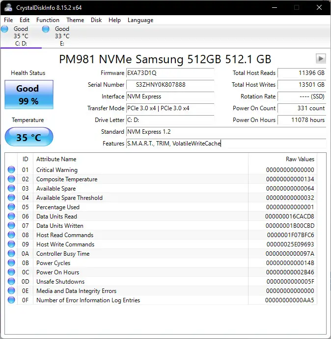 Best Monitoring And Diagnostic Tools For Windows 13 CrystalDiskInfo