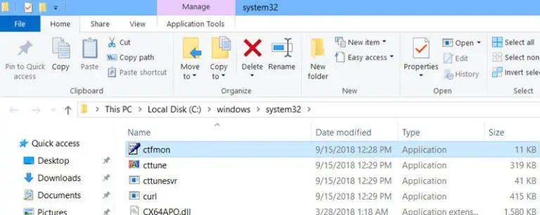 ctfmon exe in System32