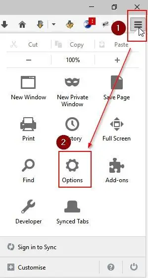 disable hardware acceleration in firefox 55