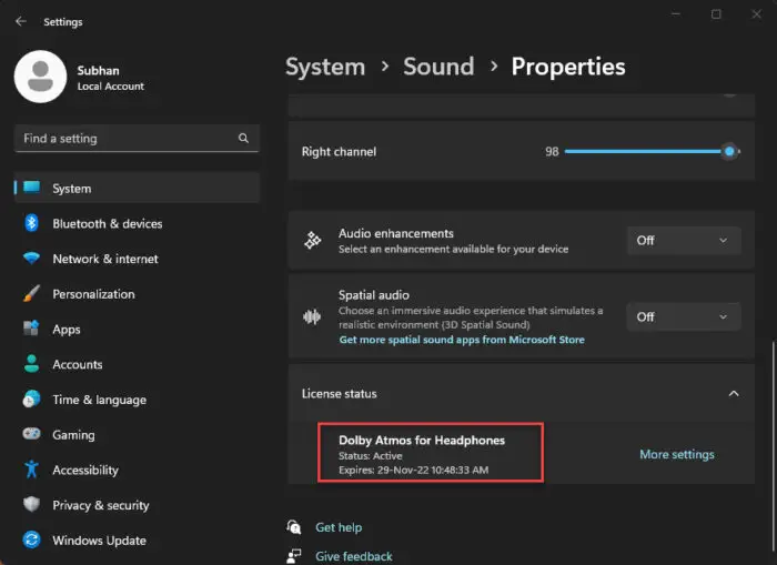Dolby Atmos licensing details