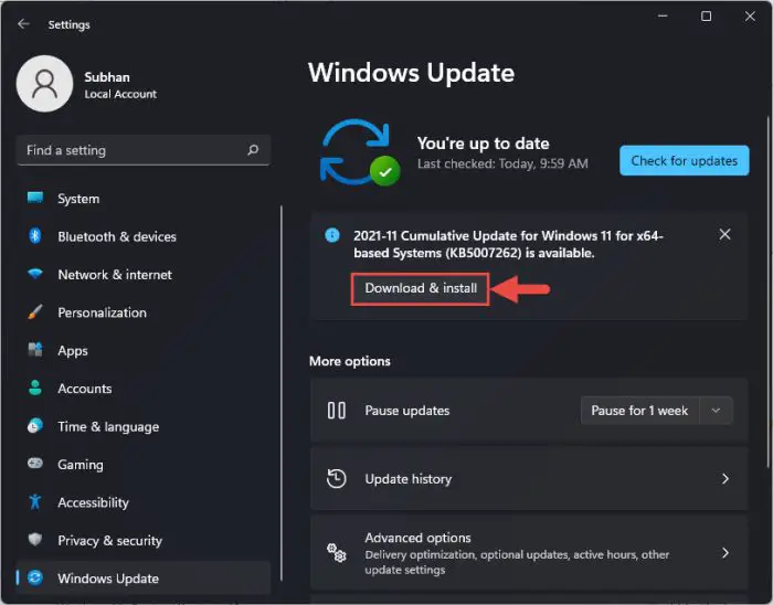 Download Windows 11 KB5007262 Build 22000.348: Fixes Printer & PowerShell Issues 1 download and install 2