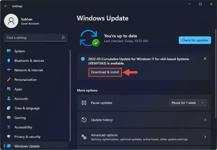 Download and install 3