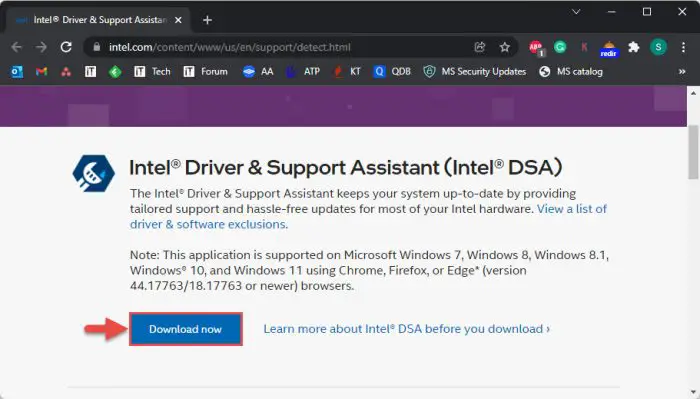 How To Install Latest Intel Drivers using Intel Driver and Support Assistant 1 Intel Driver and Support Assistant