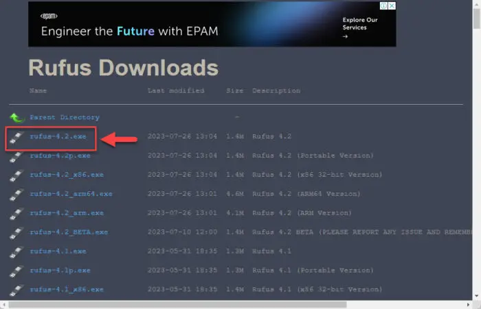 Download the latest Rufus version