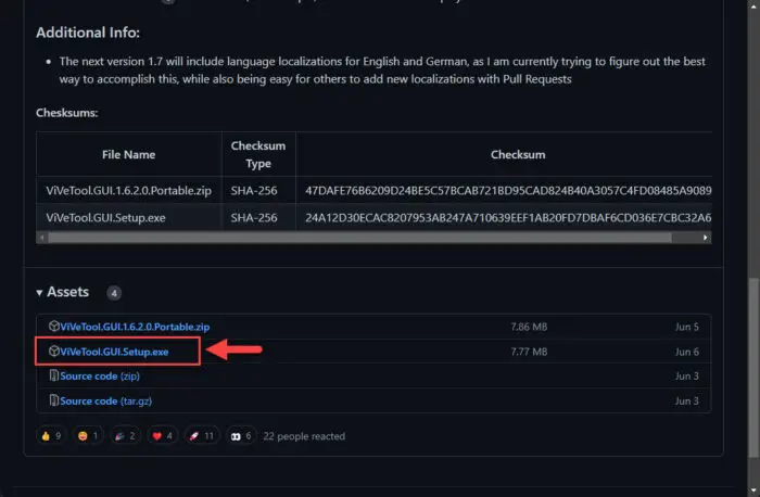 Download ViVeTool
