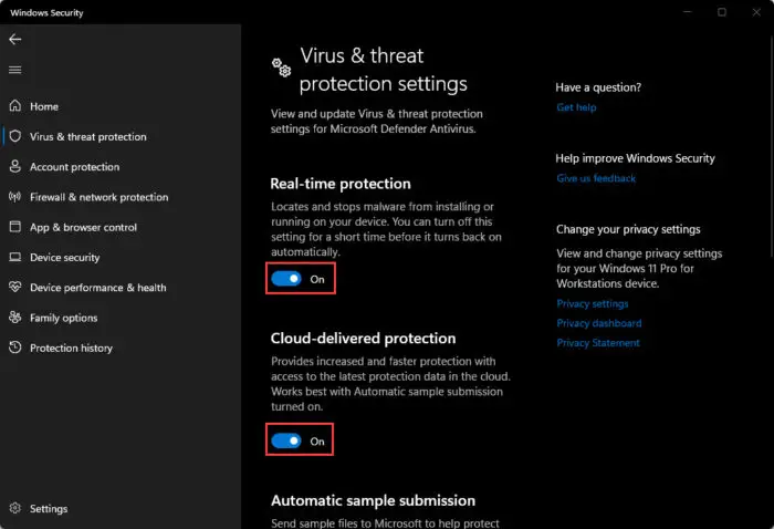 What Is Microsoft Defender Exploit Guard And How To Configure It 1 Enable real time and cloud delivered protection