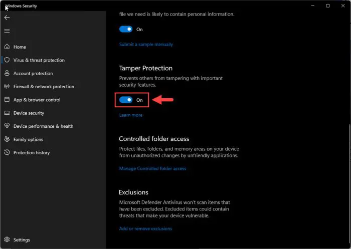 What Is Tamper Protection In Windows 11 And How To Disable It 3 Enable Tamper Protection