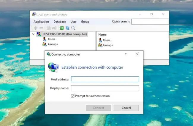 How to Enable Local User and Group Management (lusrmgr.msc) Console in Windows 10 Home 7 Establish connection with remote computer using lusrmgr