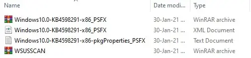 How to Install Windows Updates from MSU and CAB files 6 extracted stuff
