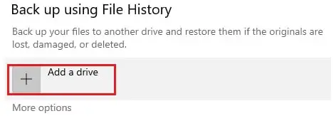 FH add a drive