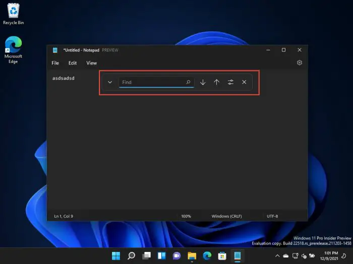 Windows 11 Build 22518 Brings Offline Voice Commands and Restores Weather Widget 8 find and replace
