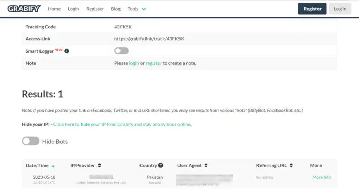What Are IP Grabbers: Our Top 5 Selection 1 Find IP address details from Grabify