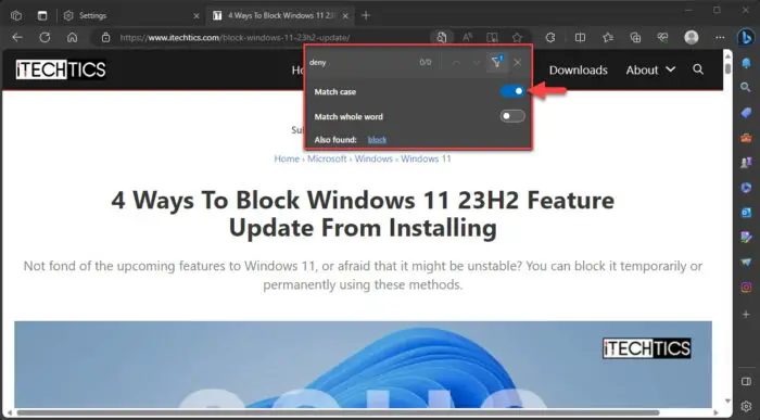 Download Microsoft Edge 118 + Security Baseline With AI-Powered Find On Page 1 Find on Page