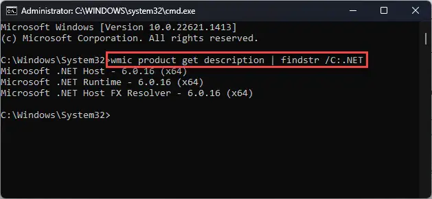 Download .NET 6.0.16 LTS (Offline Installers) 3 Find the installed NET version