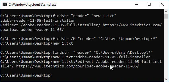 Finding a string from folder Finding a string from folder