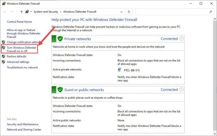 How to Fix Discord Update Failed 6 firewall on or off