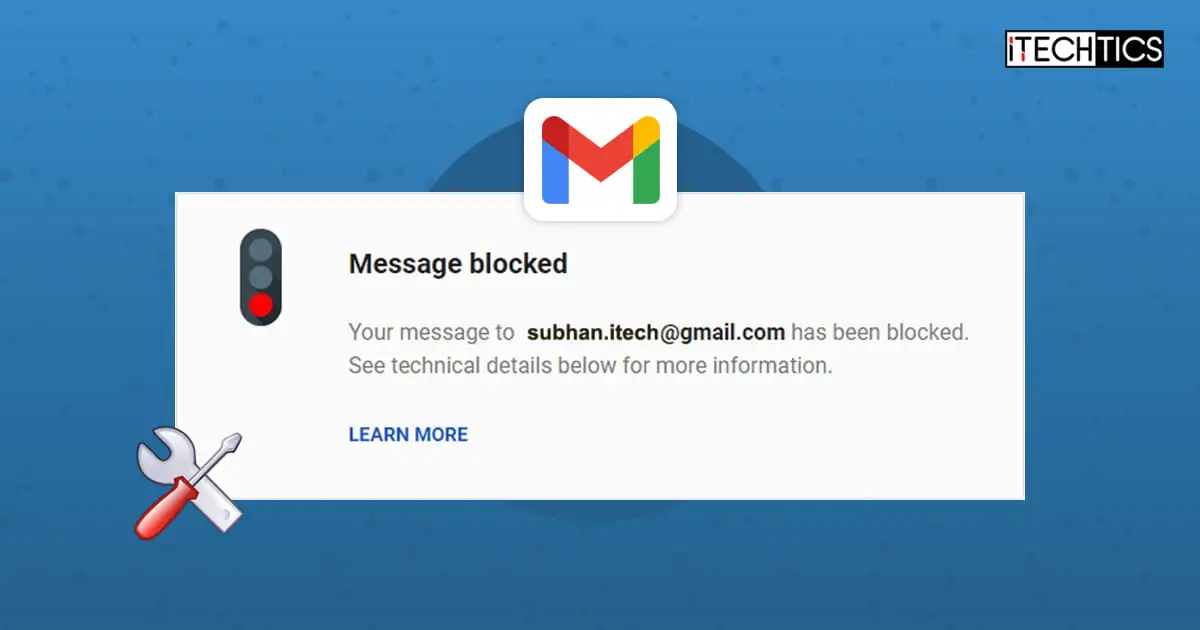 Fix Gmail bounced emails