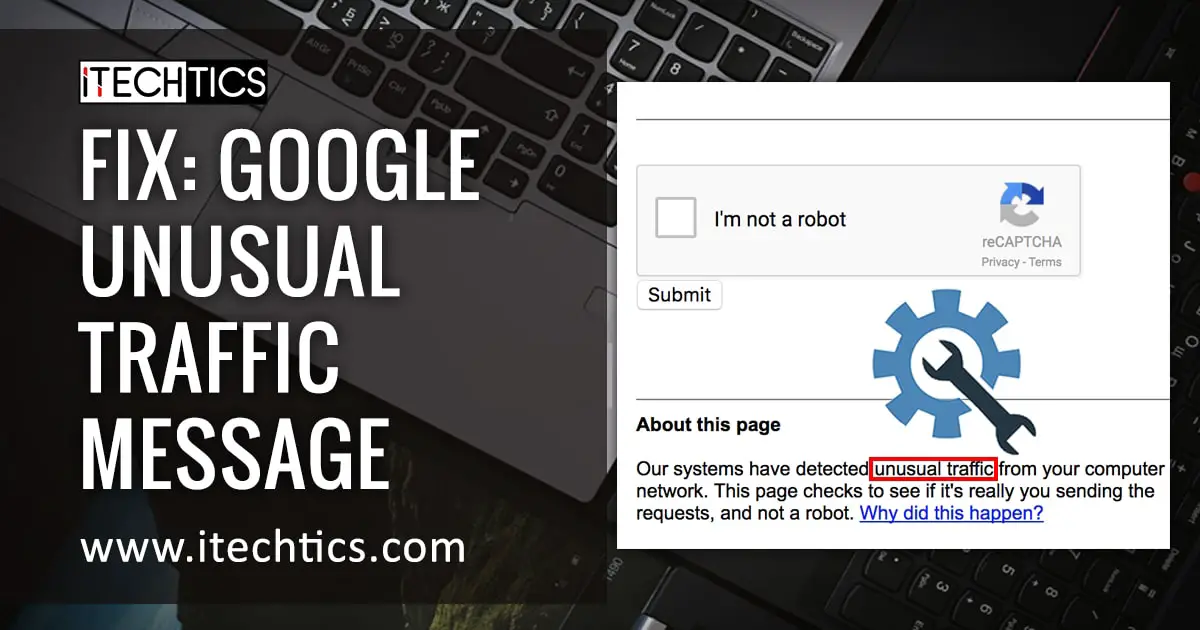 Fix Google Unusual Traffic message