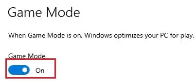 How To Manage Xbox Game Bar In Windows 10 4 game mode