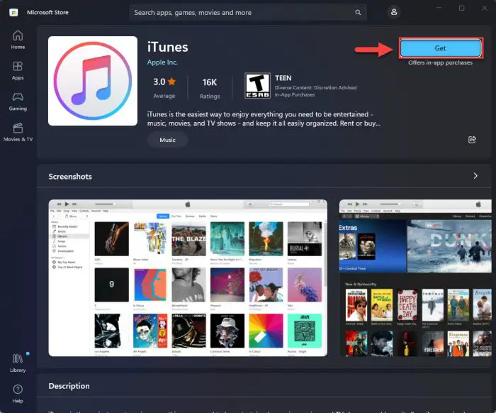 Get iTunes for Windows