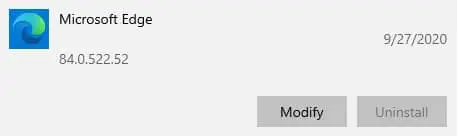 How To Uninstall Microsoft Edge From Windows 10 2 Uninstall Microsoft Edge option greyed out