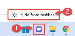 How to Disable or Uninstall Microsoft Teams Chat in Windows 11 7 hide from taskbar