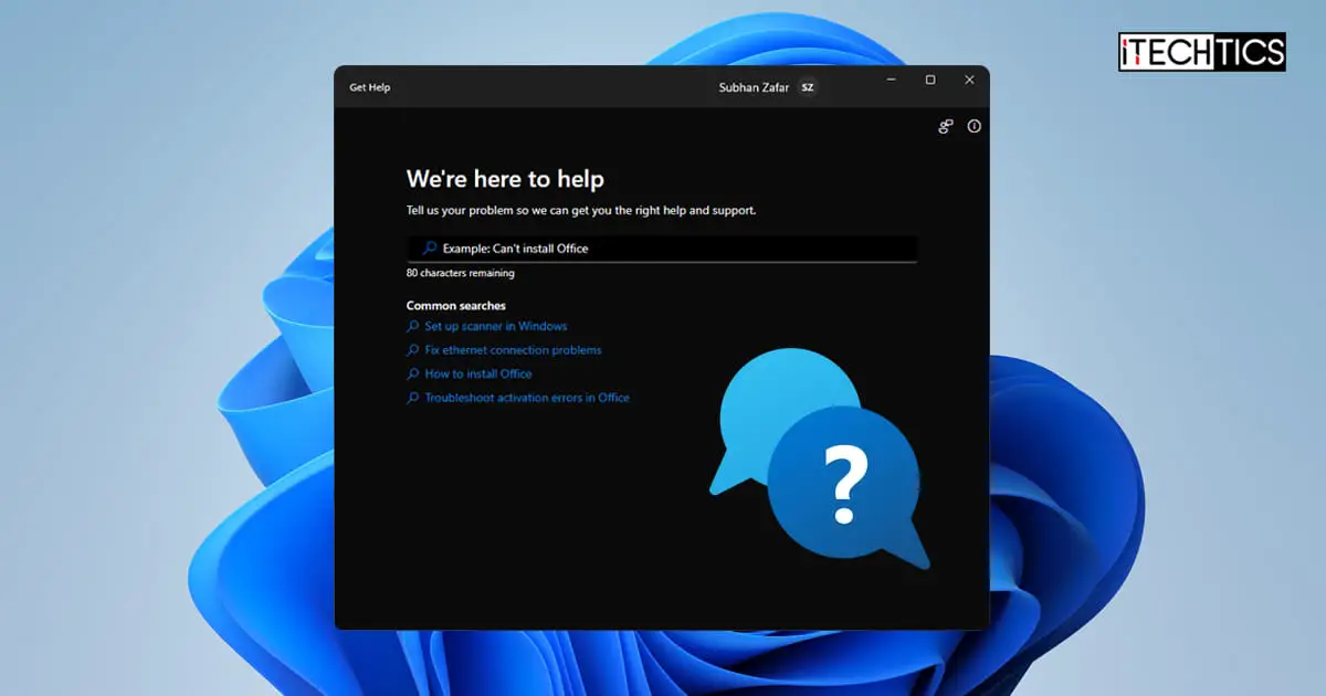 How To Get Help In Windows 11