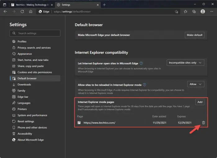How to Enable and Use IE/Compatibility Mode on Microsoft Edge 11 IE mode pages